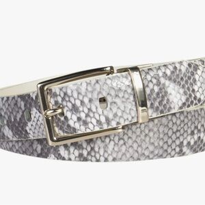 DKNY Snakeskin Belt Large  NWT | Edgy Luxe Statement Textured Finish Chic